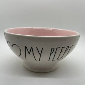 Rae Dunn Love My Peeps Bowl Pink Interior New